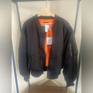 TNA Aritzia Bomber Jacket - Size Large; Brand New with tags